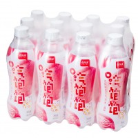 百樂(lè)洋汽飽飽白桃味蘇打氣泡水480ml