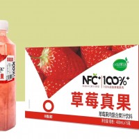 小輕果語(yǔ)草莓果肉復(fù)合果汁飲料 488ml×15瓶